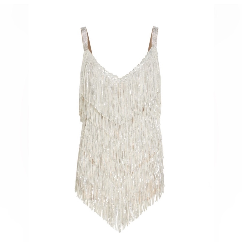 Bronx and Banco Barbie Mini Dress in White